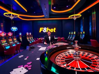 Experience the excitement of F8bet with vibrant casino tables and engaging gameplay.