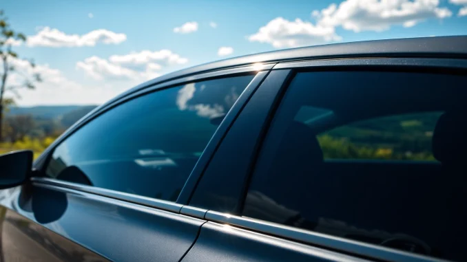 Enhance your ride with the best window tint Chattanooga TN, showcasing sleek car aesthetics.