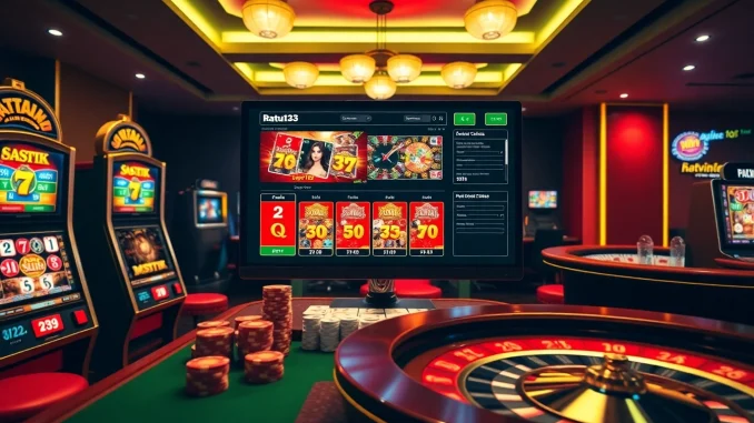 Rasakan keseruan memenangkan slot online di Ratu123 dengan grafis yang hidup dan permainan yang menarik.