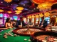 A dynamic gambling scene showcasing players at a roulette table, highlighting the excitement of https://rr88.gratis/ promotions.