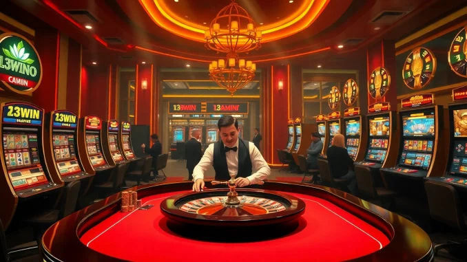 Players enjoying a thrilling game at a luxurious 13win online casino.